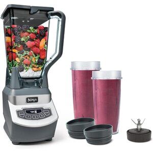 Ninja BL660 Professional Compact Smoothie & Food Processing Blender 1100-Watts